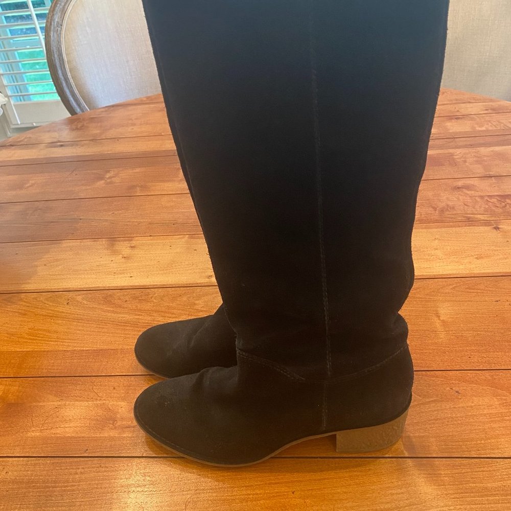 Kate Spade Black Suede Boots - Size 8.5